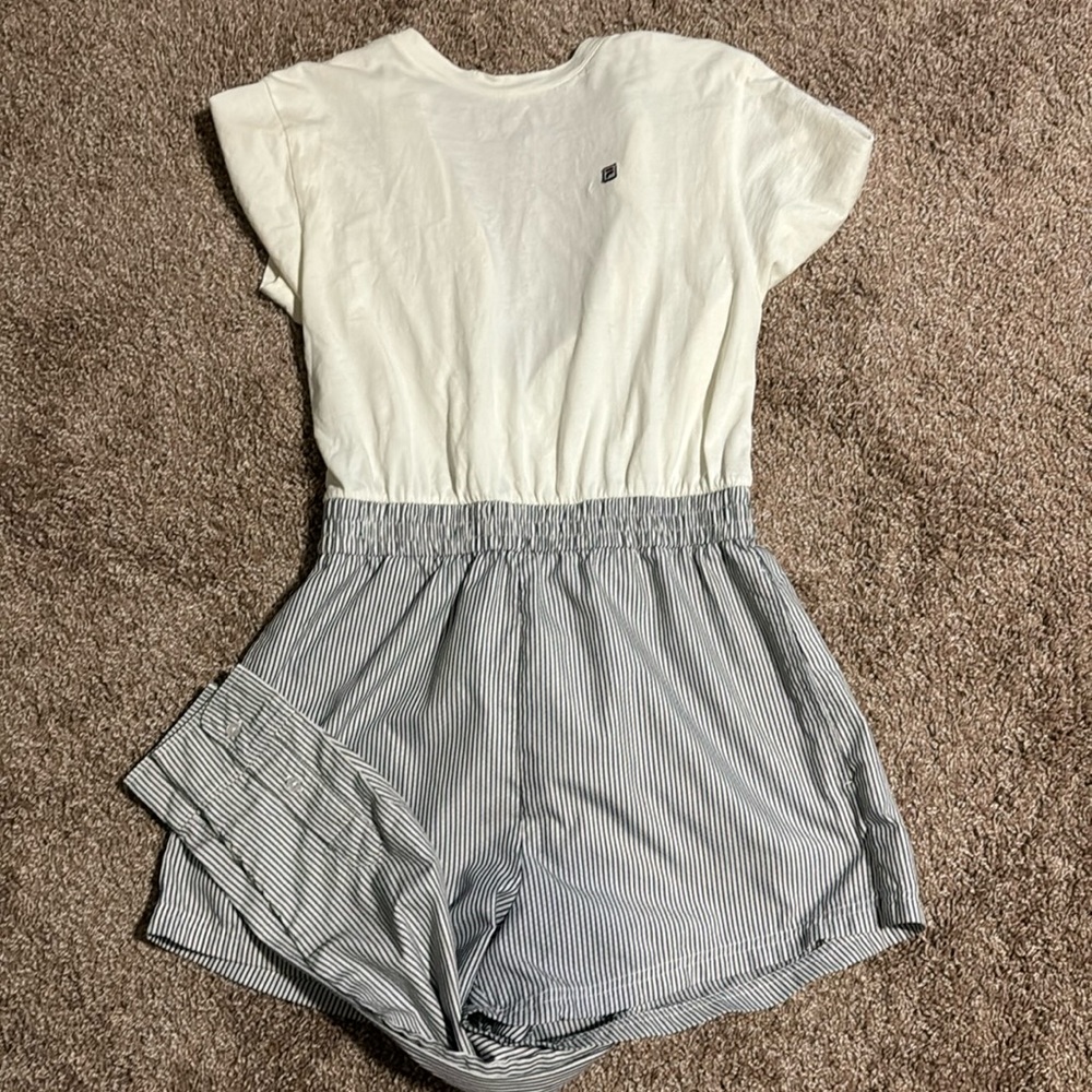Fila short sleeve romper size M